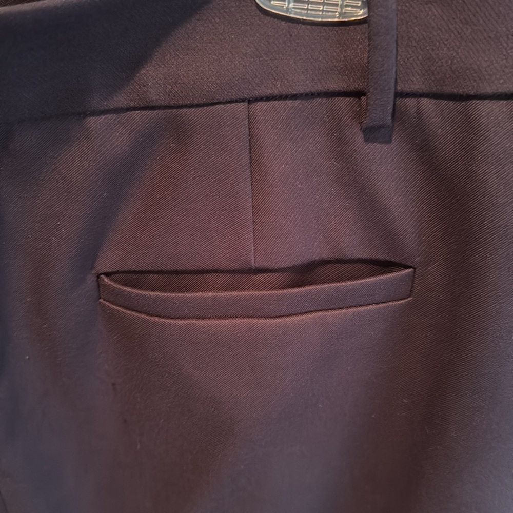 Tibi classic black lined cotton gabardine skirt, size 10, EUC, $135. - Picture 3 of 7